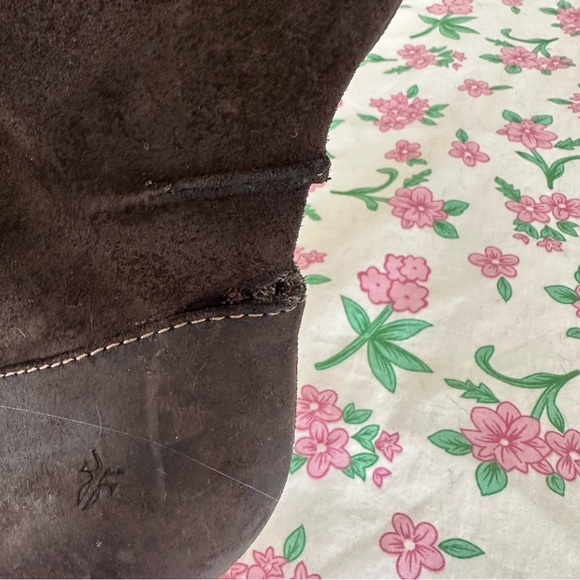 Frye Villager Lace Up Brown Leather Boot Women's Size - 7 - Picture 4 of 4